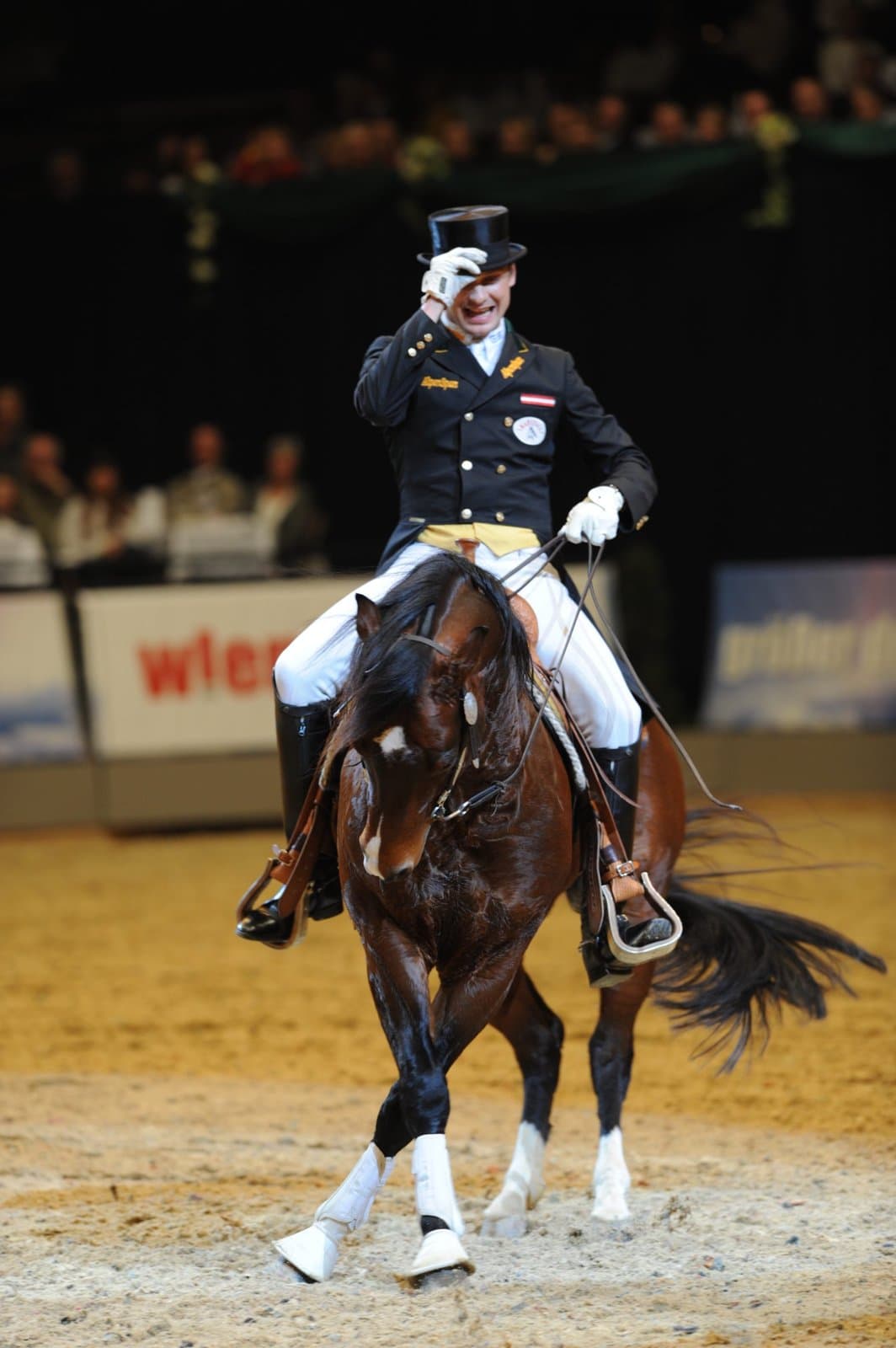 Peter Gmoser im Showfrack